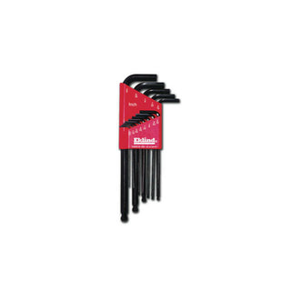 Wright Tools 9E13213 13 Piece Ball Driver Hex Set .050-3/8 inch, Long