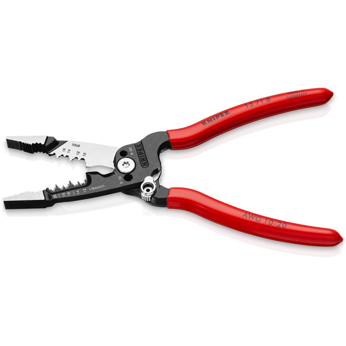 Knipex 13 71 8 SBA 8" Forged Wire Stripper 20-10 AWG
