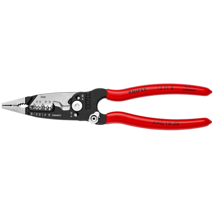 Knipex 13 71 8 Forged Wire Strippers 20-10 AWG