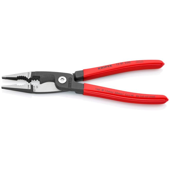 Knipex 13 81 200 Pliers for Electrical Installation - Vinyl