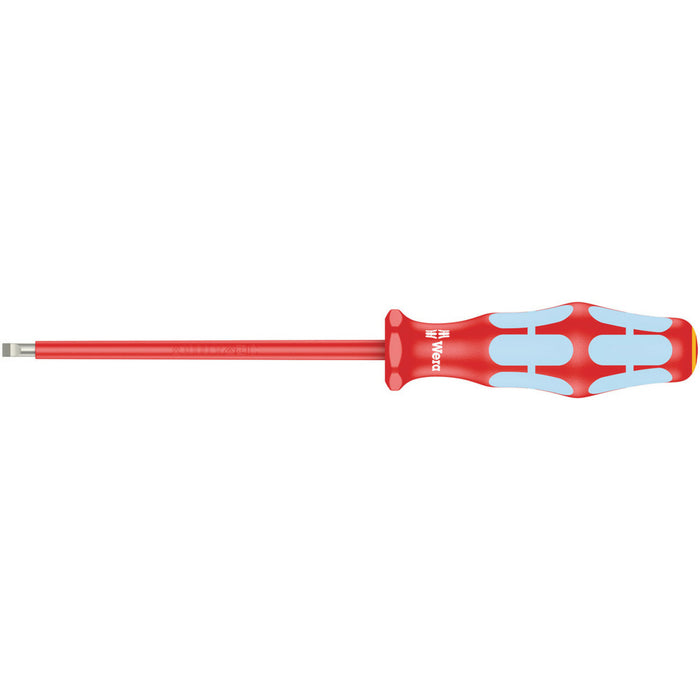 Wera 3160 i VDE Insulated screwdriver for slotted screws, stainless, 0.5 x 3 x 80 mm