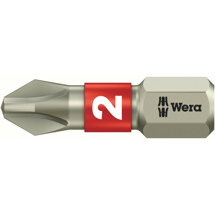 Wera 3851/1 TS bits, stainless, PH 3 x 25 mm