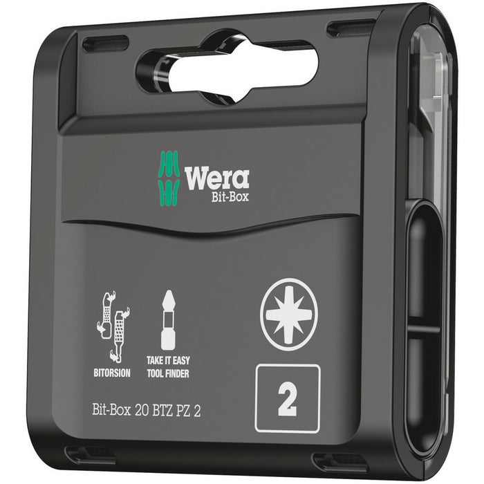 Wera Bit-Box 20 BTZ PZ, PZ 2 x 25 mm, 20 pieces