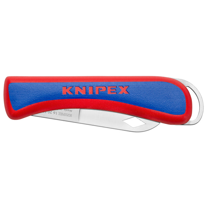 Knipex 16 20 50 SB Folding Knife for Electricians - 7 3/4"