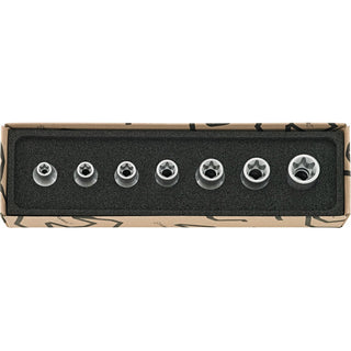 Stahlwille 96032703 50TX/7 1/2" External TORX Socket Set, 7-pcs