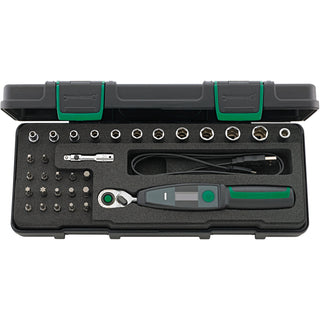 Stahlwille 96090005 1/4″ tool kit with torque wrench 701, 33 pcs