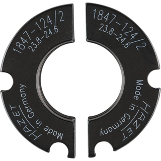 Hazet 1847-124/2 Half Shell Pair, ⌀ 23.8 – 24.6 mm