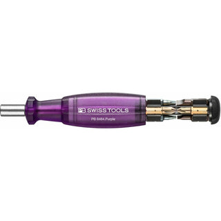 PB Swiss PB 6464.Purple Bit Holding Screwdriver with Magazine, Slotted, Phillips, TORX®, 9 Pcs