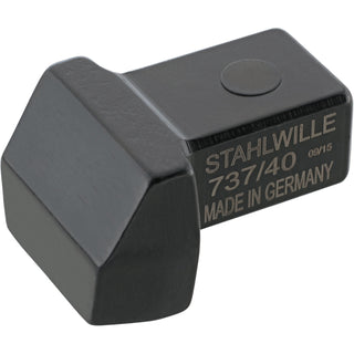 Stahlwille 58270040 737/40 Blank end insert tool, 14x18 mm