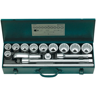 Stahlwille 96054101 55a/10/5 3/4" Drive Hex Socket Set, 15 Pcs