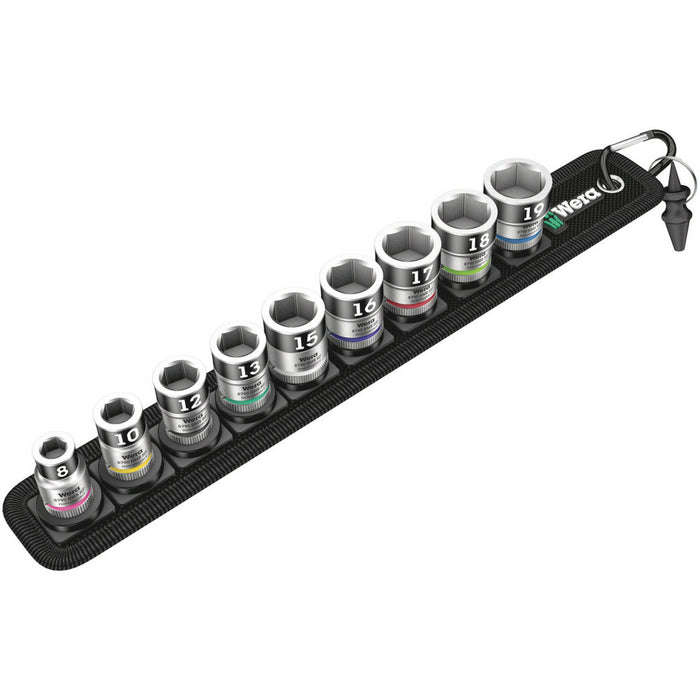 Wera Belt B 1 Zyklop socket set with holding function, 3/8" drive, 10 pieces