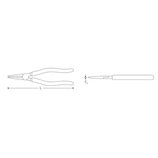 Stahlwille 65436102 Circlip pliers for internal circlips