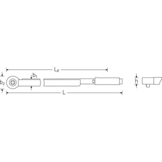 Stahlwille 96502001 721Nf Standard MANOSKOP 3/4" Torque Wrench 100/200-1000Nm