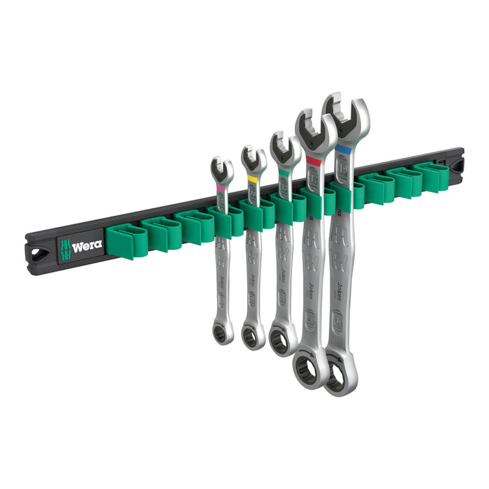 Wera 9631 Magnetic rail 6000 Joker 2 Ratcheting combination wrenches set