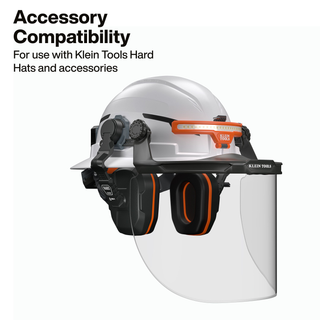 Klein Tools 22029 Slim Non-Conductive Hard Hat Earmuffs