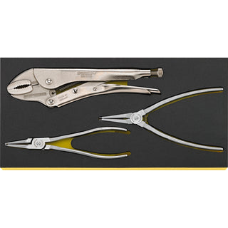 Stahlwille 96838180 TCS 6543-6564/3 Set of pliers in TCS inlay