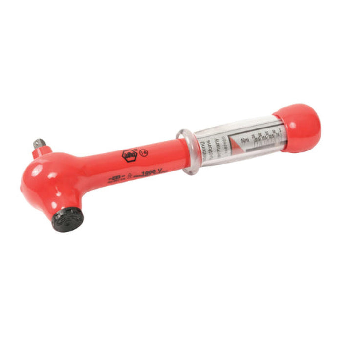 Wiha 30114 Insulated Ratcheting Torque Wrench 1/4" Drive 5-25 Nm
