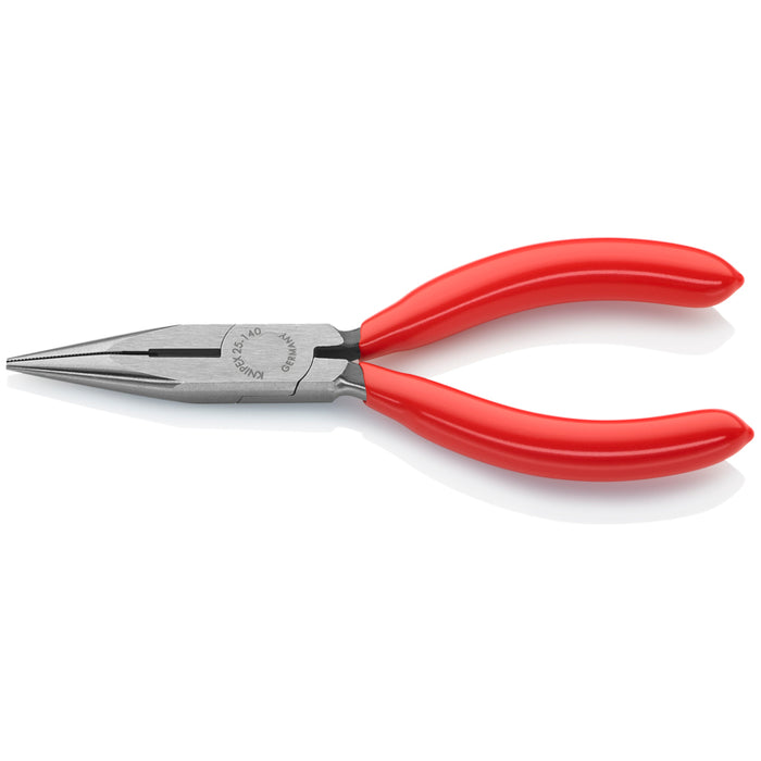 Knipex 25 01 140 Long Nose Pliers with Cutter, 5.5 Inch