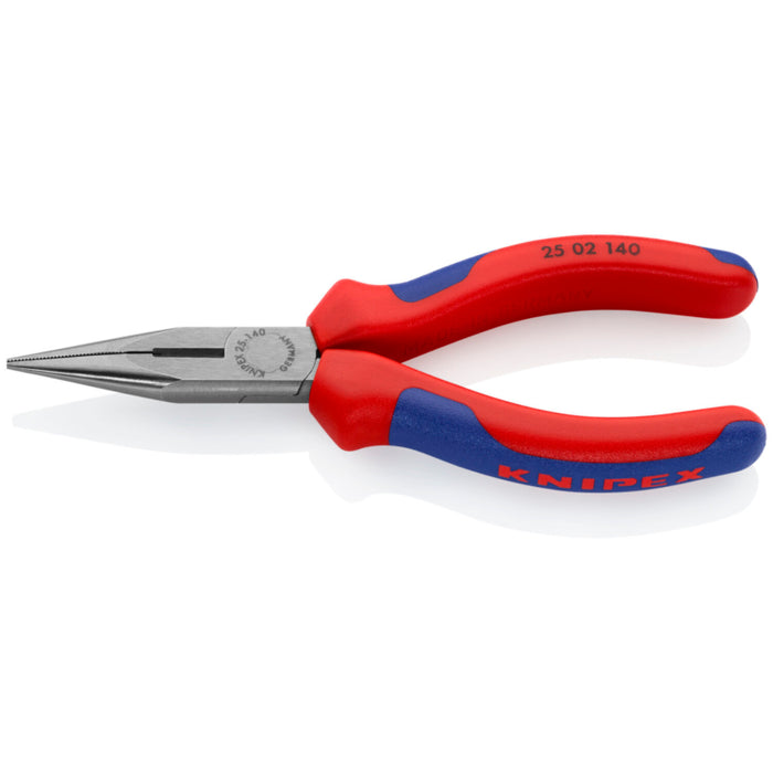 Knipex 25 02 140 Long Nose Pliers with Cutter-Comfort Grip