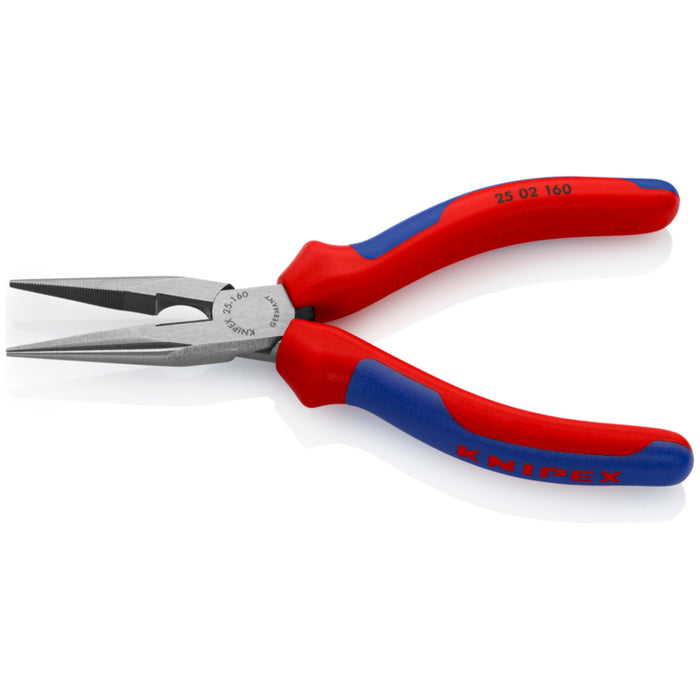 Knipex 25 02 160 SBA Long Nose Pliers with Cutter 6-1/4-Inch
