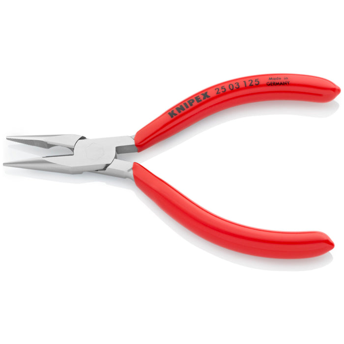 Knipex 25 03 125 Long Nose Pliers with Cutter-Comfort Grip