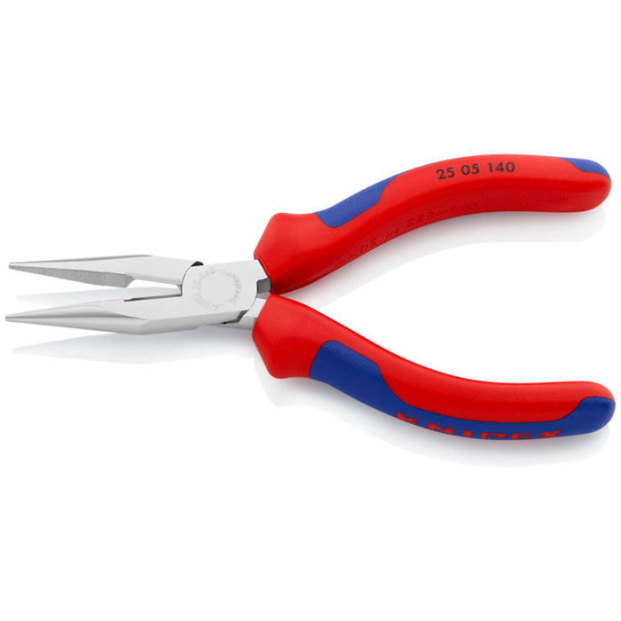 KNIPEX 25 05 140 Snipe Nose Side Cutting Pliers, 6-1/4"