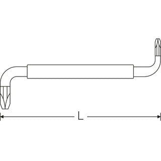 Stahlwille 73282001 Hex key for PHILLIPS screws PH
