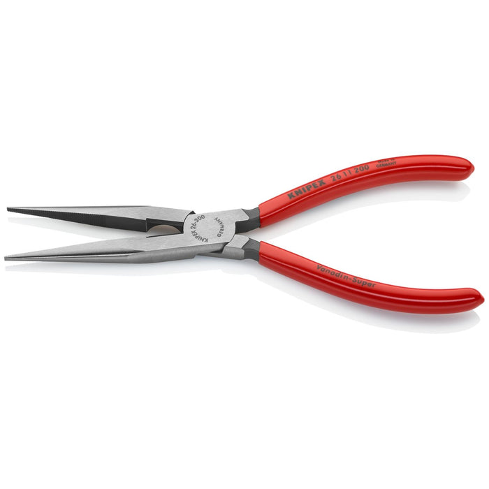 Knipex 26 11 200 SBA Long Nose Pliers with Cutter, 8 Inch
