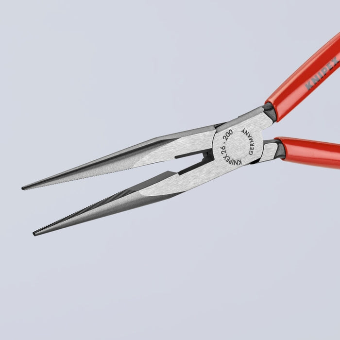 Knipex 26 11 200 SBAS1 Long Nose Pliers with Cutter With 12 AWG Stripping Hole