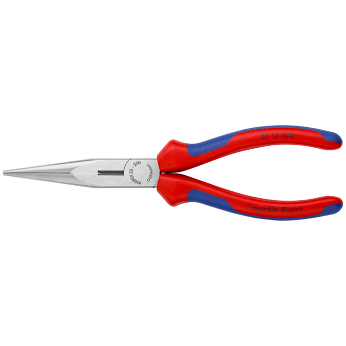 Knipex 26 12 200 SBA 8" Long Nose Pliers with Cutter - Comfort Grip