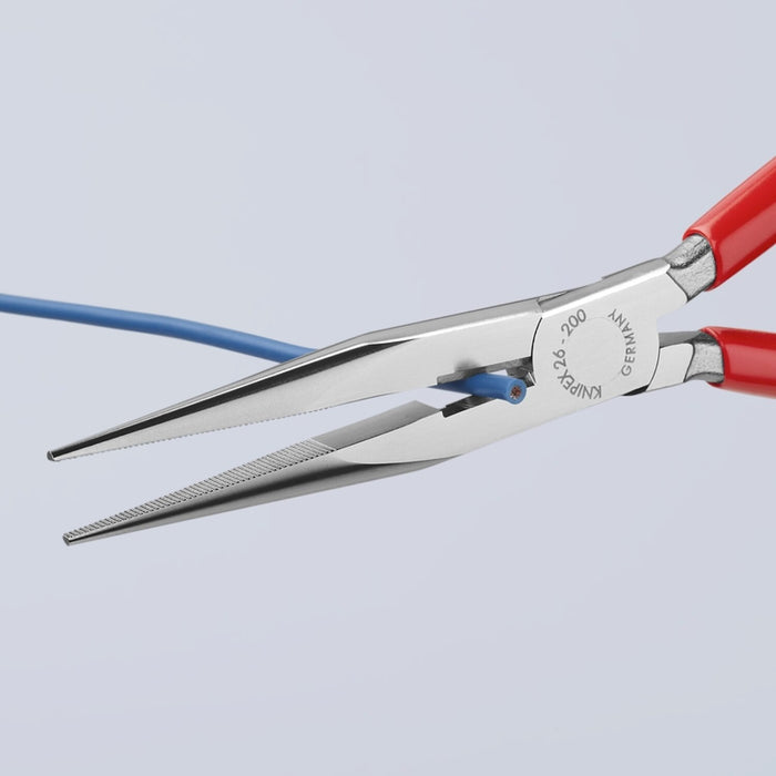 Knipex 26 13 200 Long Nose Side Cutting Pliers, 8 inches