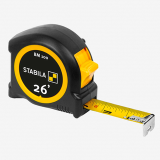 Stabila 30726 Pocket tape BM 100, Imperial scale 26 ft.