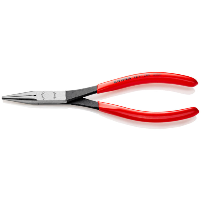Knipex 28 21 200 Long Reach Needle Nose Pliers with half-round jaws