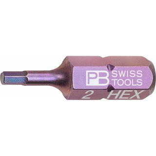 PB Swiss PB C6.210/2 PrecisionBits For Hexagon Socket Screws L- 25 mm