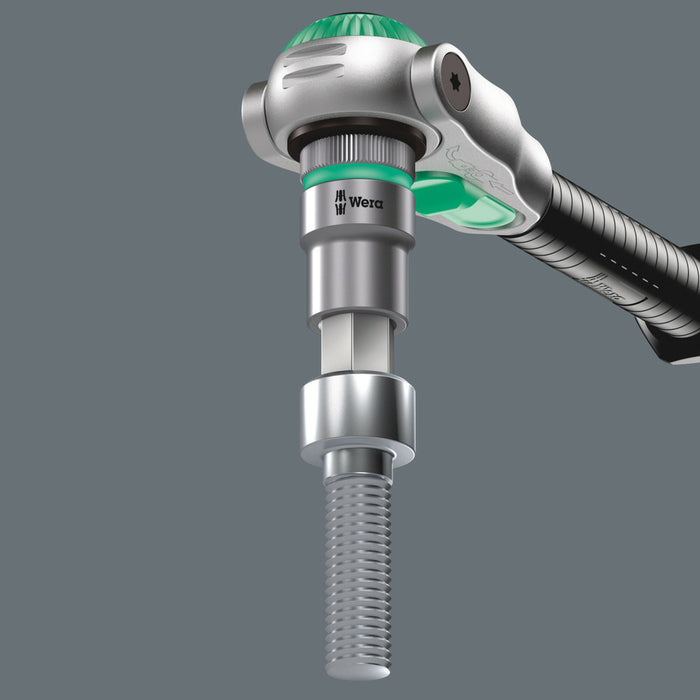 Wera 8740 C HF Zyklop bit socket with 1/2" drive with holding function, 17 x 60 mm