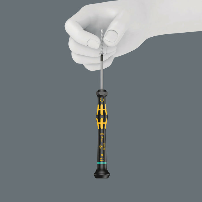 Wera 1567 TORX® HF ESD Kraftform Micro screwdriver with holding function for TORX® screws, TX 7 x 60 mm