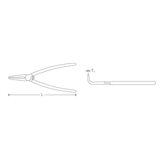 Stahlwille 65464131 Circlip pliers for external circlips