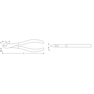 Stahlwille 67213160 Heavy duty side cutter