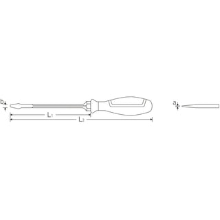 Stahlwille 46223355 Slotted screwdriver DRALL+