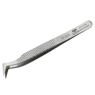 Aven Tools 18069EGS EZ Grip Micro-Serrated Stainless Steel Tweezers, 6 Pattern
