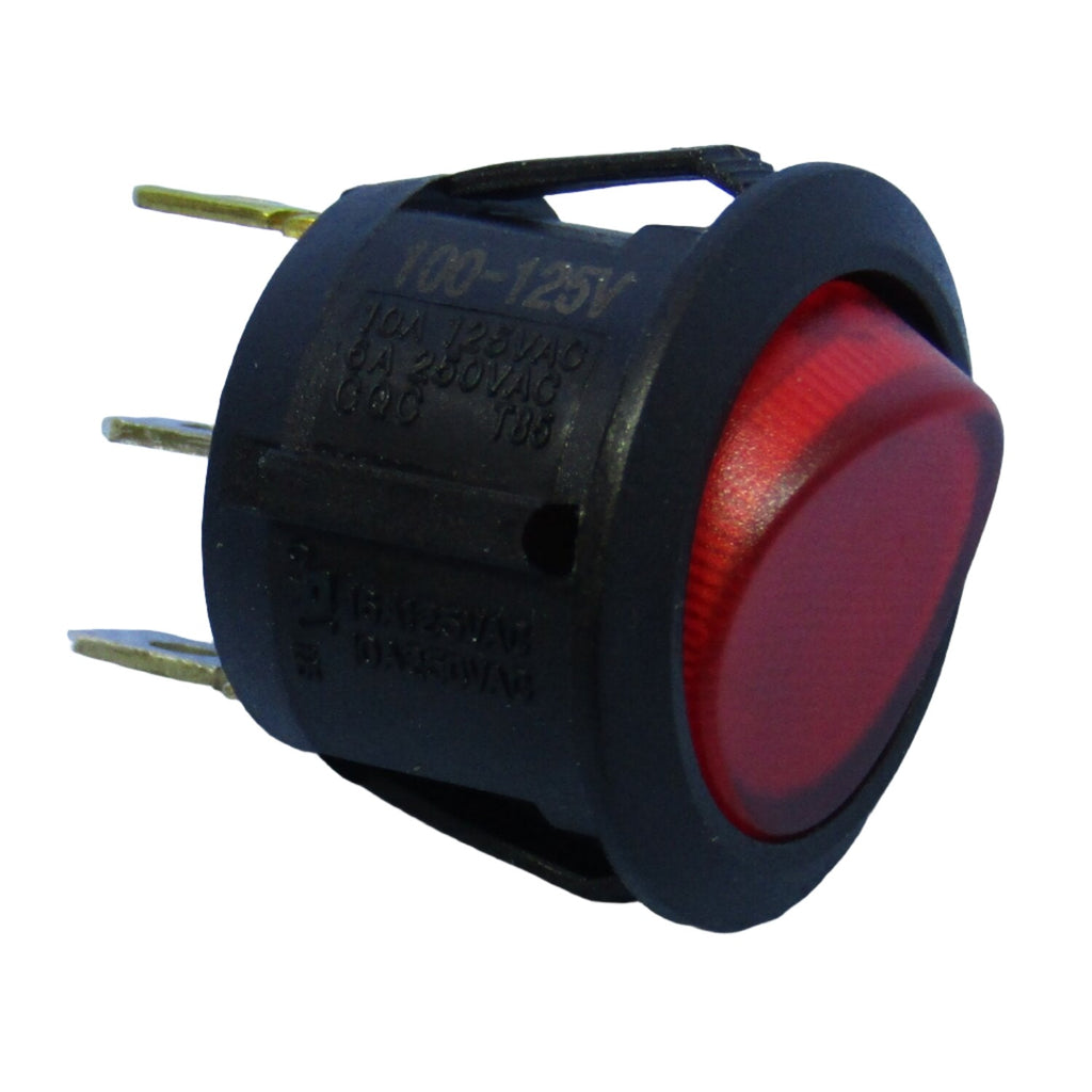 Philmore 30-16182 Lighted Snap-In Round Rocker Switch – EIO.com