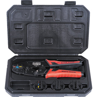 Klein Tools 3000CRKIT Ratcheting Crimper Set, 10-22 AWG Terminals