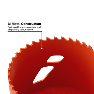 Klein Tools 31022 Bi-Metal Hole Saw, 2-1/2-Inch