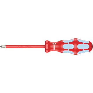 Wera 3165 i PZ VDE Insulated screwdriver for Pozidriv screws, stainless, PZ 1 x 80 mm