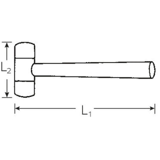Stahlwille 70171040 10956 Nylon Hammer, 40mm