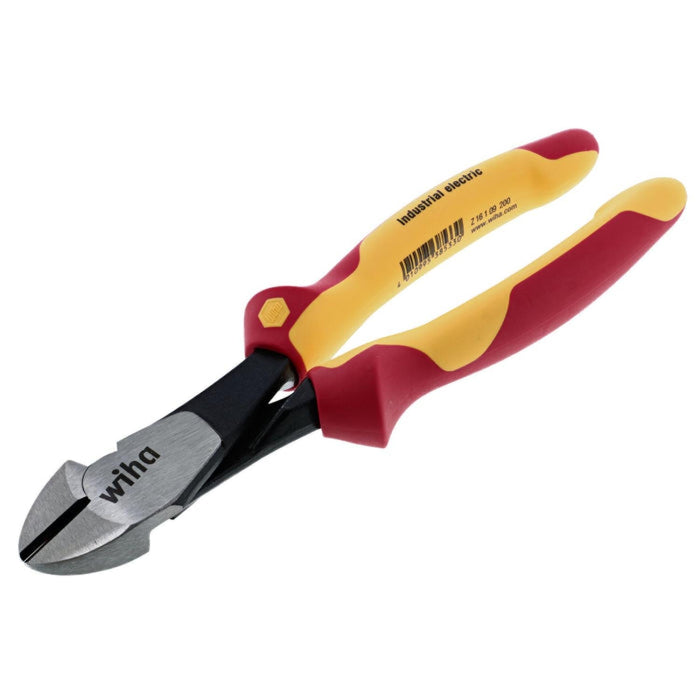 Wiha 32939 Insulated Industrial High Leverage Diagonal Cutters 8 Inch