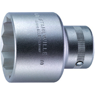 Stahlwille 06010060 60 1" 12-pt Socket, 60 mm