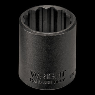 Wright Tool 33112 3/8" Drive 3/8-Inch 12 Point Black Industrial Sockets