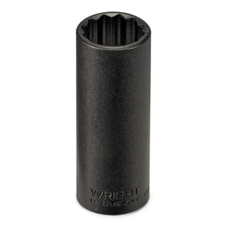 Wright Tool 33612 12 Point Black Industrial Deep Sockets