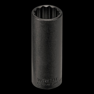 Wright Tool 34640 12 Point Black Industrial Deep Socket